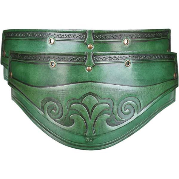 Artemis Leather Pauldrons
