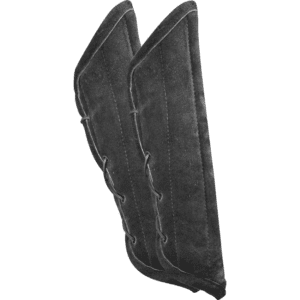 Leopold Suede Padded Bracers
