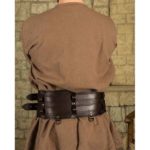 Luthor Leather Double Belt - MY100583 - Medieval Collectibles