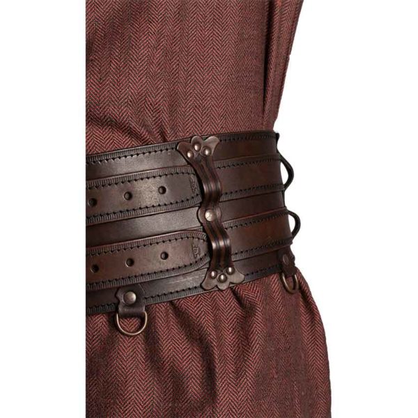 Luthor Leather Double Belt