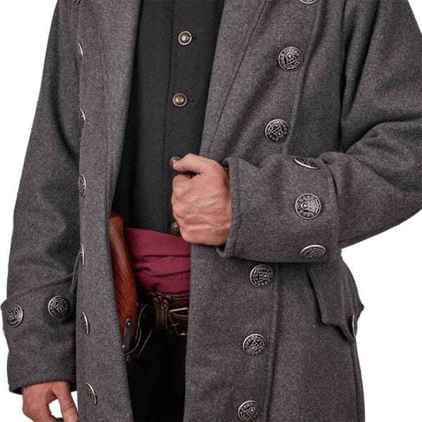 Wool Buccaneer Coat - Image 6