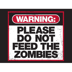 Zombie Warning T-Shirt