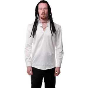 Steampunk Chained Collar Shirt