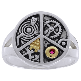 Clockwork Peace Ring