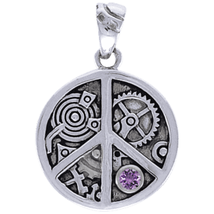 Clockwork Peace Pendant