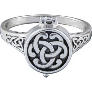 Silver Celtic Heart Knotwork Ring