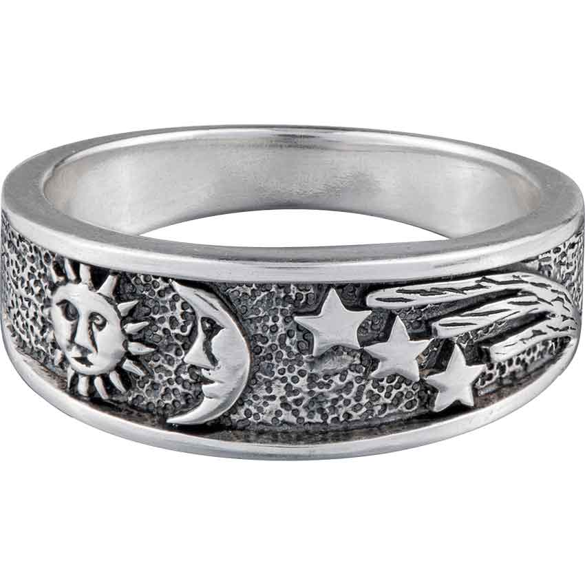 Constellations  Sterling Silver Shooting Star Cuff Bracelet