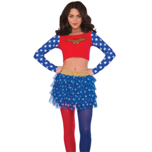 Adult Wonder Woman Crop Top
