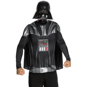 Adult Darth Vader Costume Top with Mask
