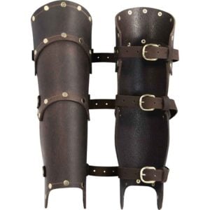 Baudouin Leather Greaves