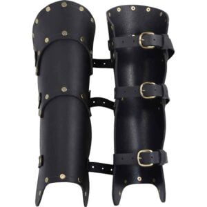 Baudouin Leather Greaves
