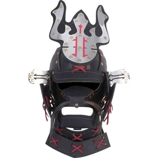Leather Samurai Helm