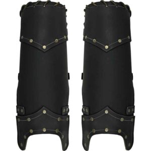 Scoundrel Leather Greaves