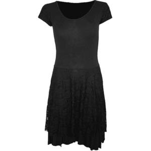 Gothic Layered Lace Skaters Dress