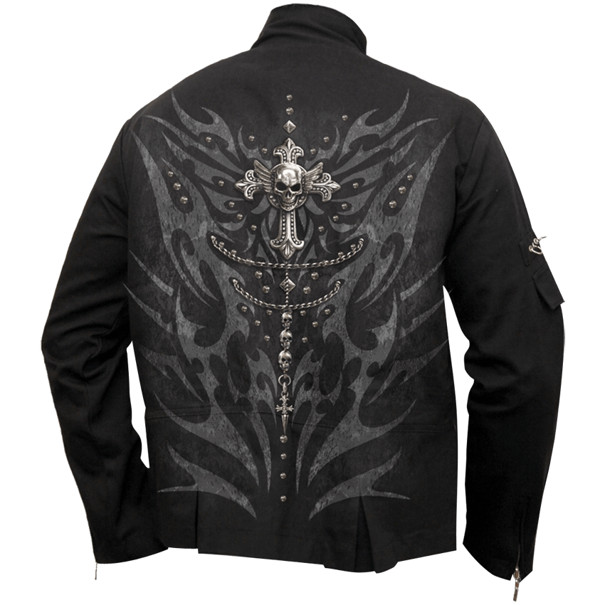 Tribal Chain Oriental Gothic Jacket - SL-00794 - Medieval Collectibles