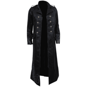 Vampires Kiss Womens Corset Tie Trench Coat