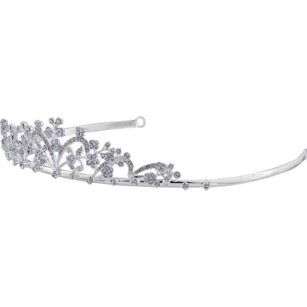 Jeweled Floral Diadem