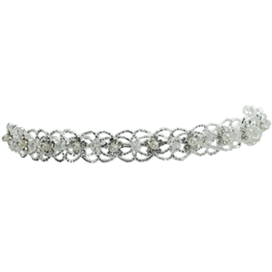 Rhinestone and Pearl Flower Headband