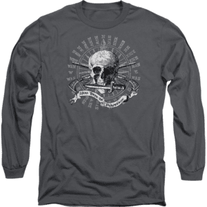 Here There Be Pirates Long Sleeve T-Shirt