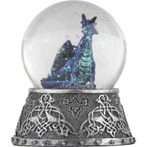 Celtic Ice Dragon Snow Globe