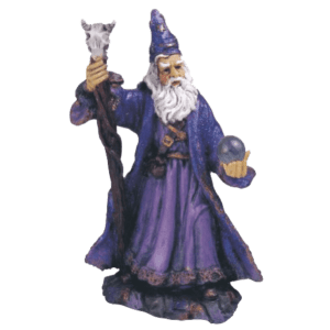 Purple Wizard Statue