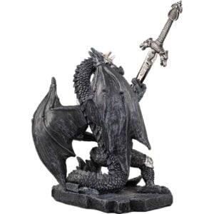 Dragon with Sword Statue
