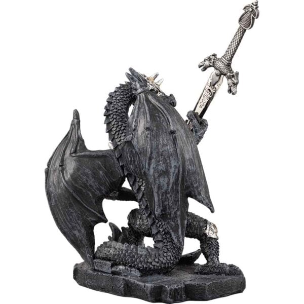Dragon with Sword Statue