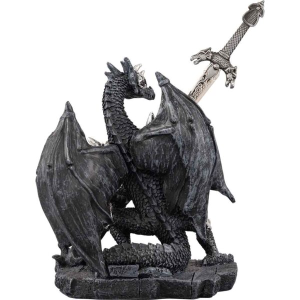 Dragon with Sword Statue