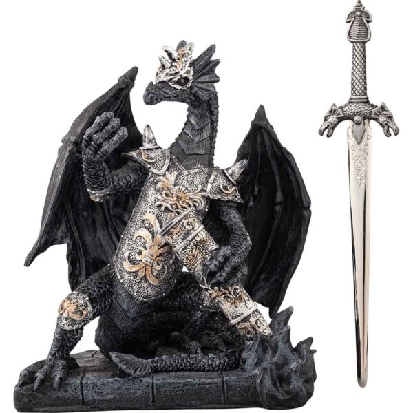 Dragon with Sword Statue