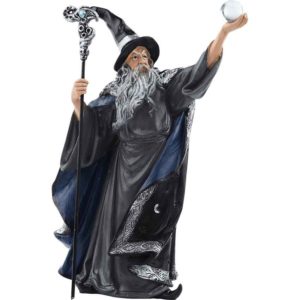 Dark Wizard and Dragon Statue