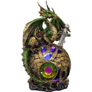Green Dragon Sword LED Globe