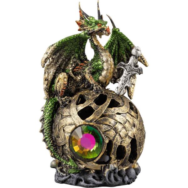 Green Dragon Sword LED Globe