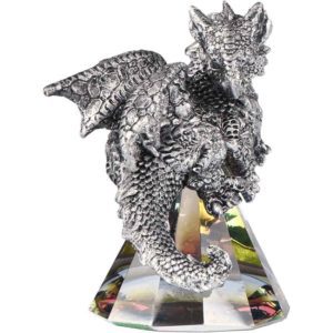 Guarded Baby Prism Dragon Statue