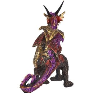 Fearsome Red Dragon Statue