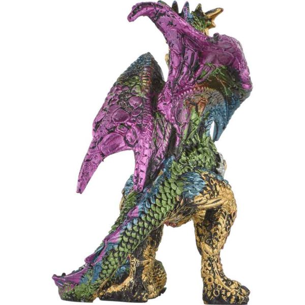 Regal Green Dragon Statue