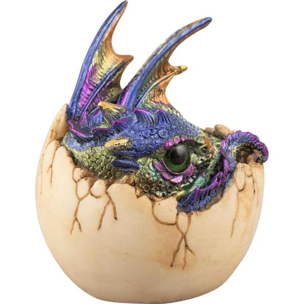 Purple Dragon Hatchling Statue