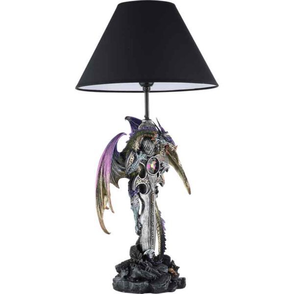 Dragon and Dagger Table Lamp