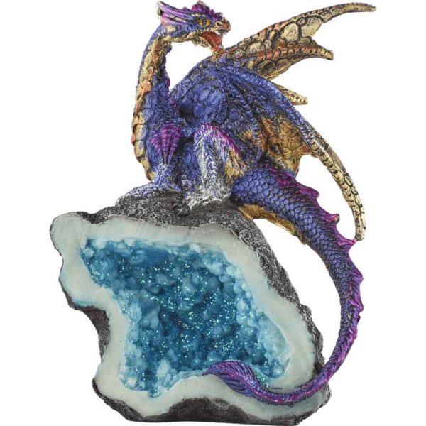 Azure Dragon Crystal Statue