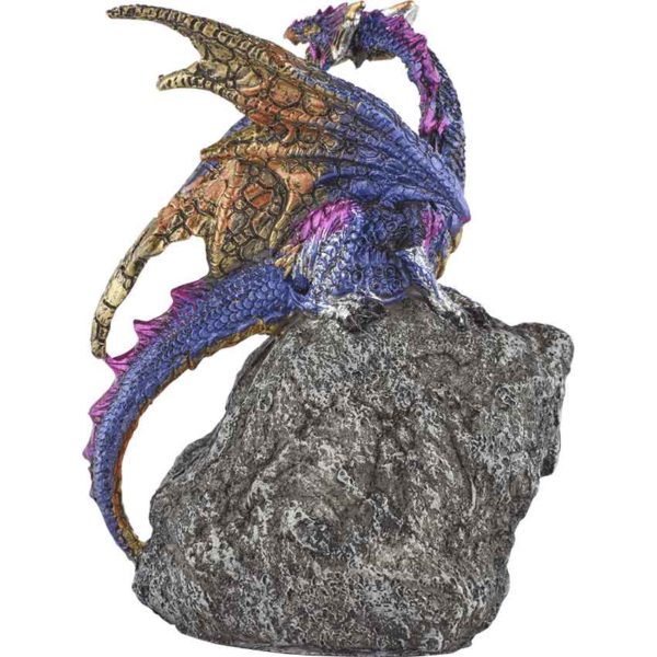 Azure Dragon Crystal Statue