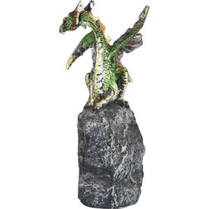 Emerald Green Dragon Crystal Statue