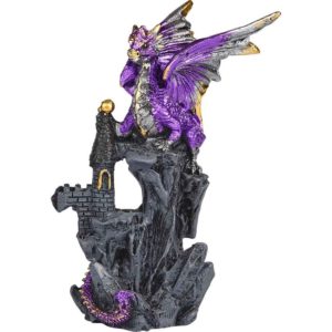 Purple Dragon Castle Statue