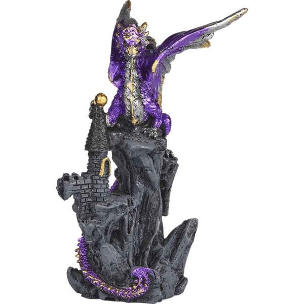 Purple Dragon Castle Statue