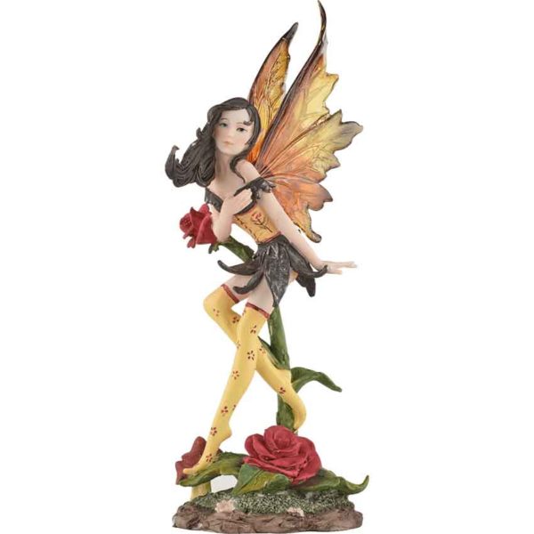 Fairy with Rose Statue