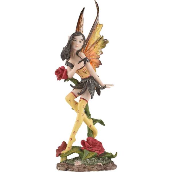 Fairy with Rose Statue