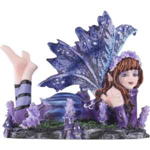 Resting Lilac Fairy Statue