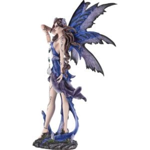 Purple Fairy Princess Statue
