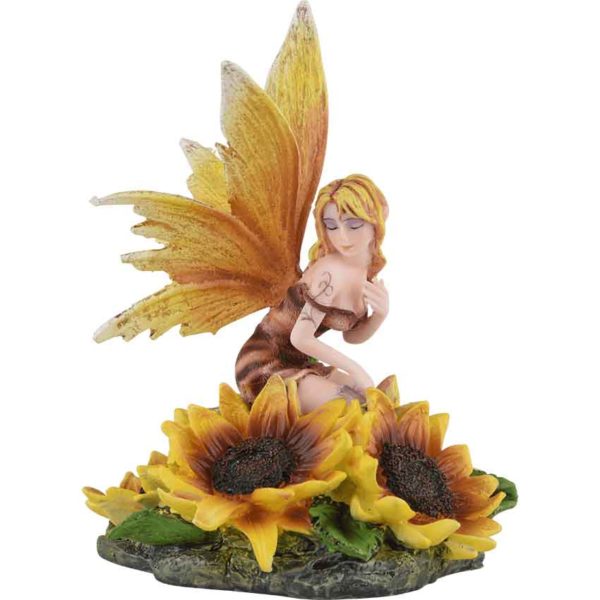 Bashful Sunflower Fairy Statue