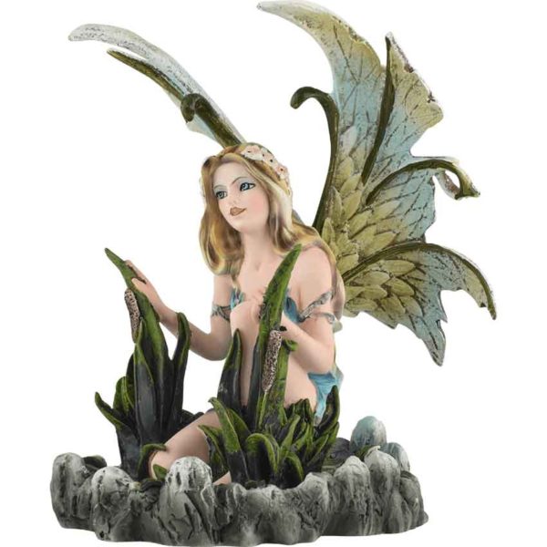 Crouching Water Fairy Statue