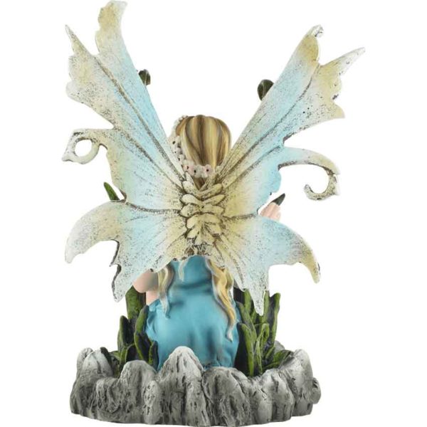 Crouching Water Fairy Statue