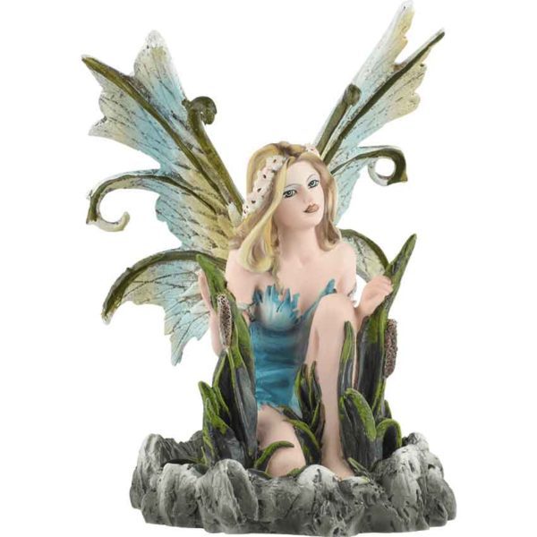 Crouching Water Fairy Statue